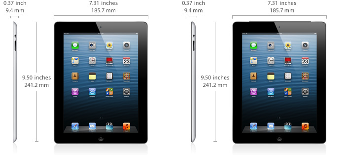 A1460 on the iPad (4th generation) Wi-Fi + Cellular (MM)16GB